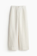 Linen-blend Pants