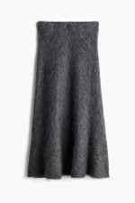 Mohair-Blend Knit Skirt