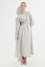 MAMA Satin Nursing Dress