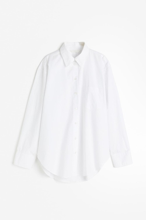 Oversized Poplin Shirt